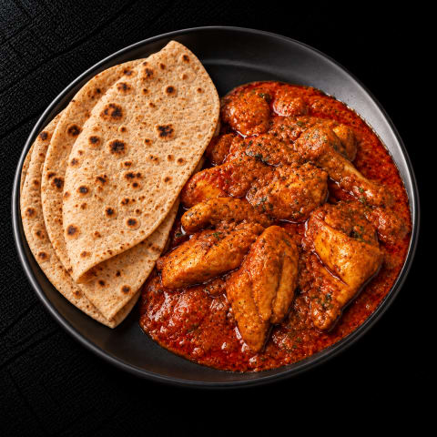Tandoori Chicken Masala with Chapathi — Non-Veg lunch from Edibles, Kochi