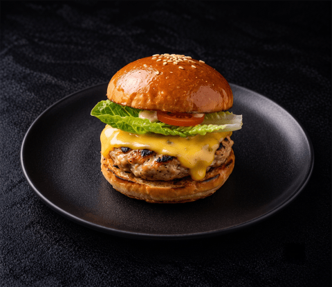 Mini Chicken Cheese Burger — Non-Veg snack from Edibles, Kochi
