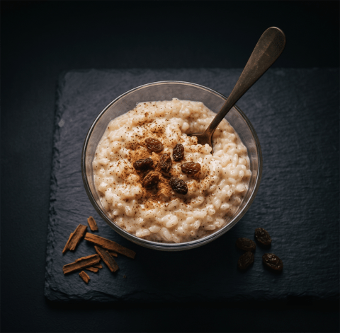 Old-Fashioned Rice Pudding — Veg snack from Edibles, Kochi