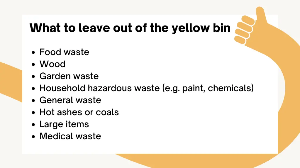 What Goes in The Yellow Recycling Bin? Ridly