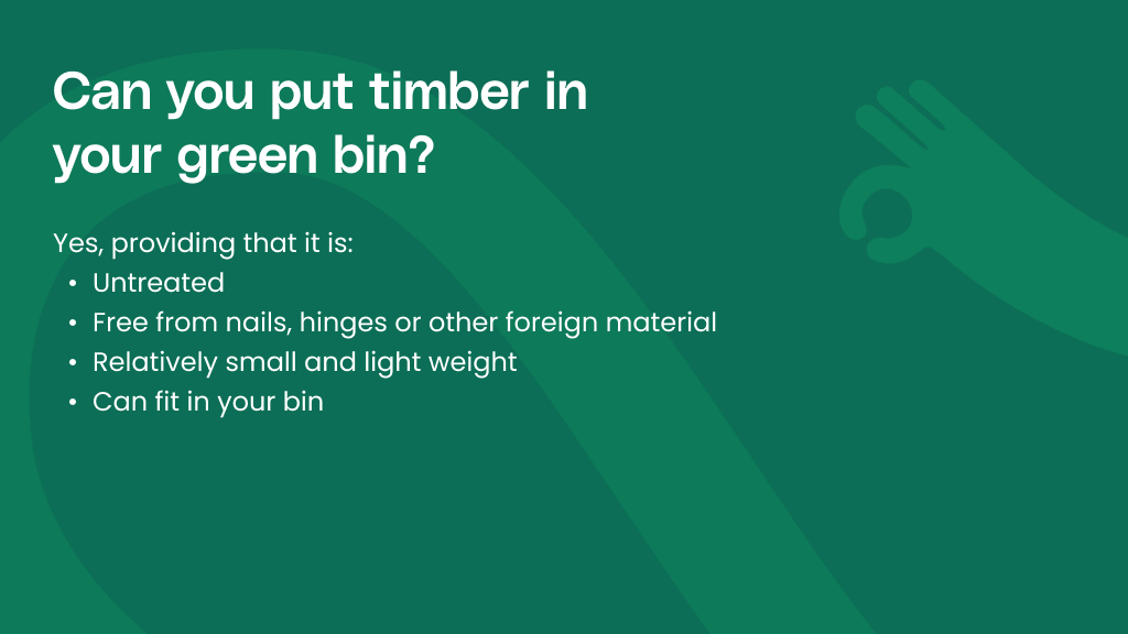 Can I Put Wood in My Green Bin? Ridly