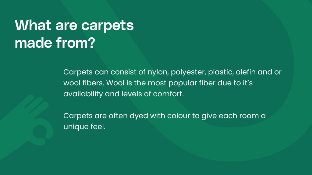 What are carpets made from