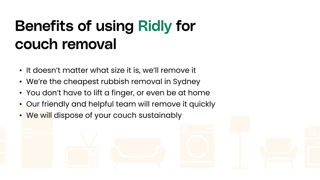 How Do I Get Rid of My Couch? Ridly