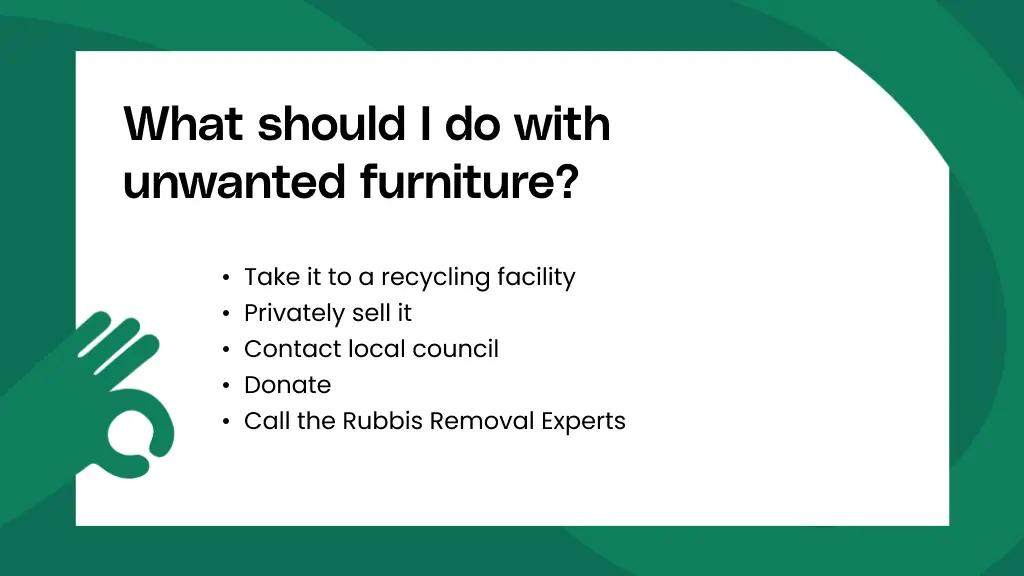 Who Will Pick Up Unwanted Furniture? Ridly