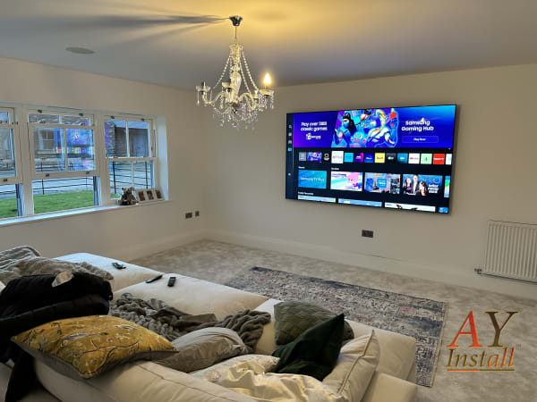 85” TV for a newbuild image 2