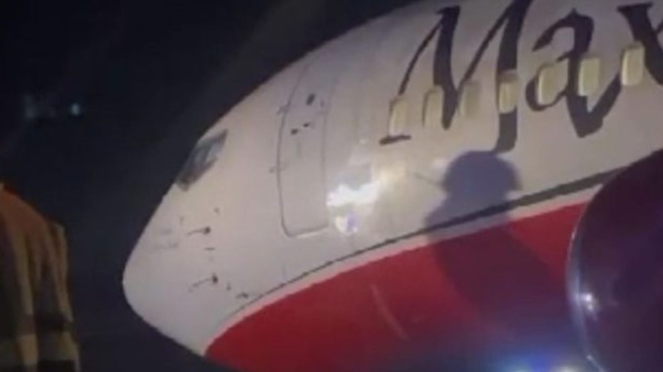 Panic as Max Air Plane Crash-Lands in Kano After Tyre Burst