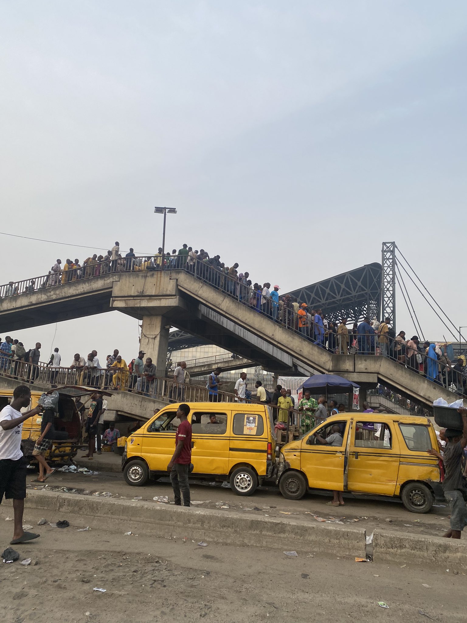 Panic in Oshodi: Second Bridge Shows Signs of Collapse as Residents Raise Alarm