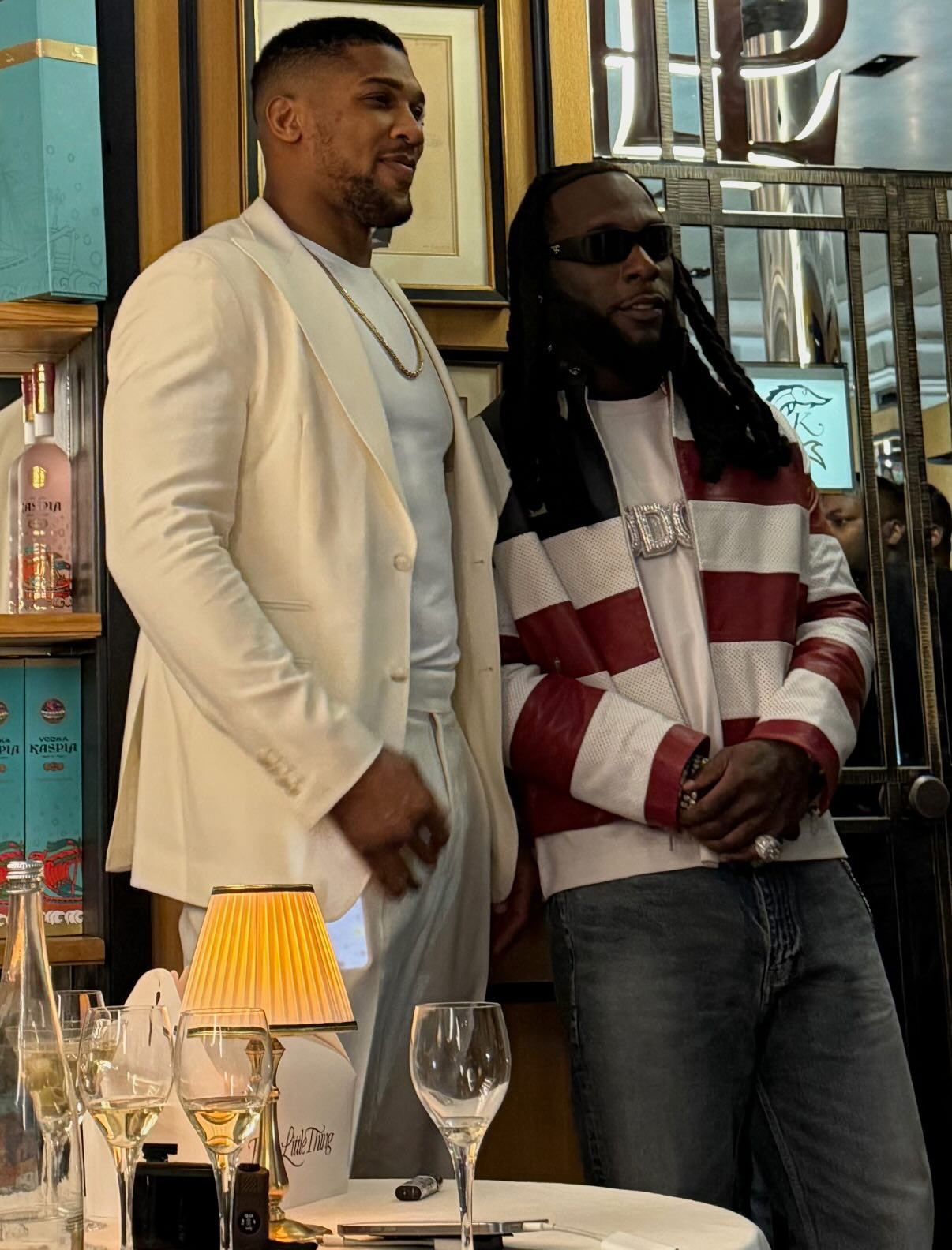 Burna Boy & Anthony Joshua Spotted Together in Paris – Fans Go Wild!