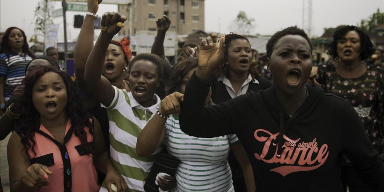 Chaos Erupts as Security Forces Clash with Thousands of Women Protesting Herdsmen Killings in Enugu