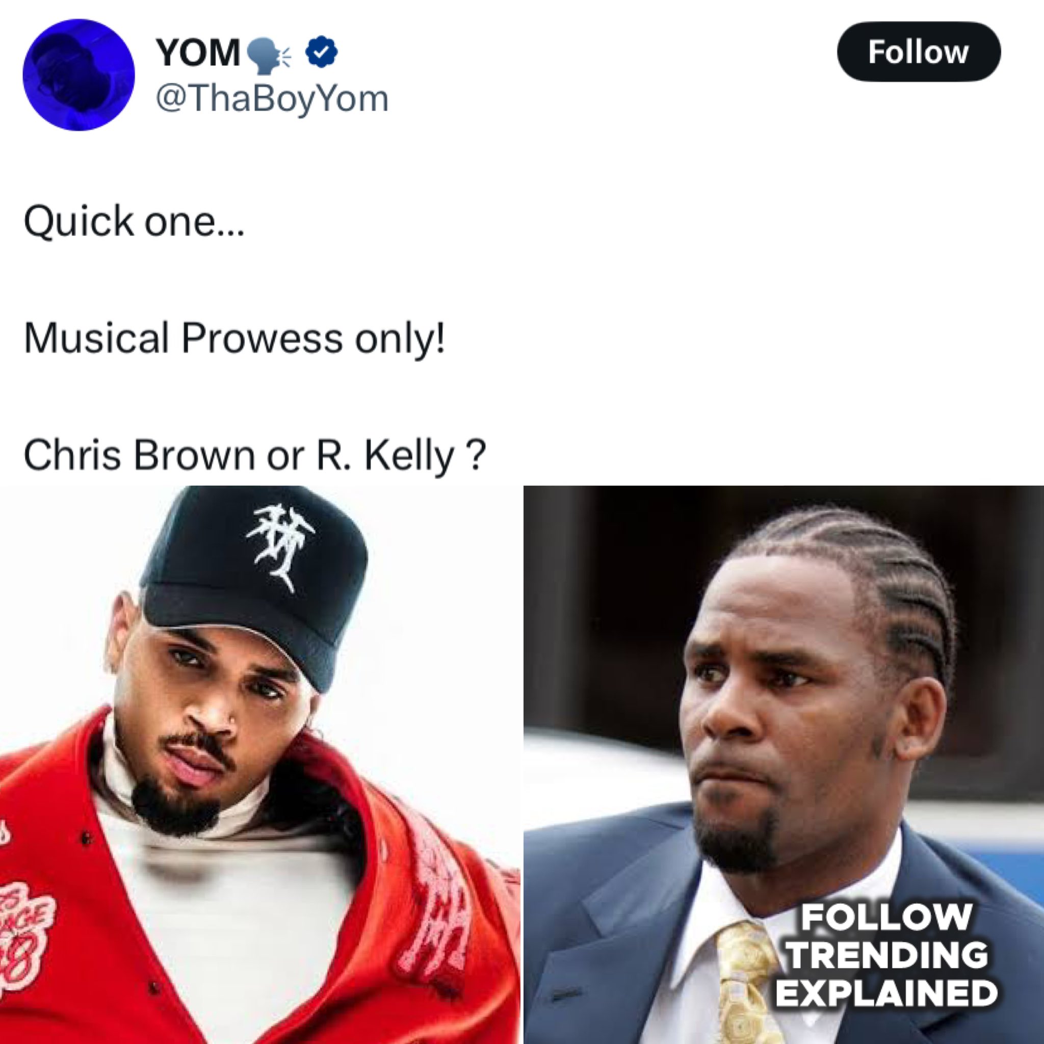R. Kelly vs. Chris Brown: Heated Debate Over R&B Supremacy Sparks Social Media Frenzy