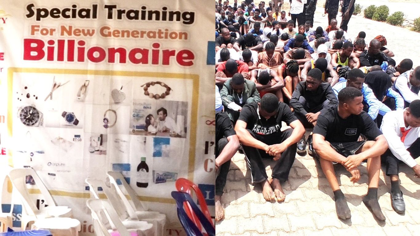 EFCC Busts Ponzi Scheme Academy, Arrests 133 Suspects in Abuja