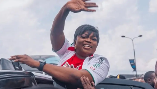 Funke Akindele reveals intention to run for office again.