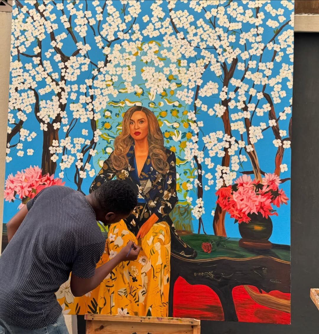 Kelani Fatai Oladimeji Is the Nigerian Artist Behind the Cover of Tina Knowles’ Memoir “Matriarch”