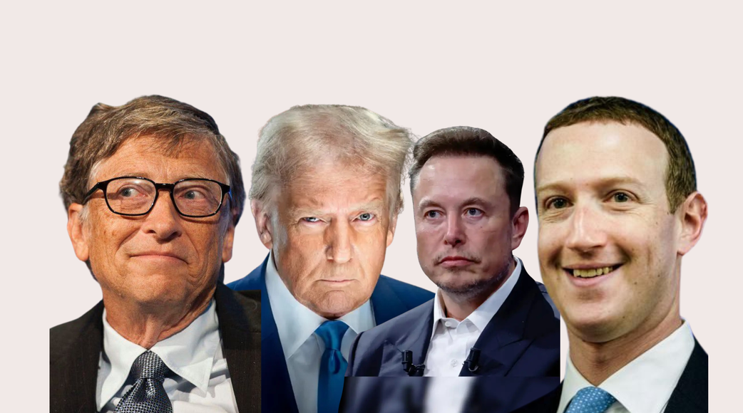 Trump, Musk, Gates, and Bezos Rank Among the World’s Top 10 Most Disliked Billionaires