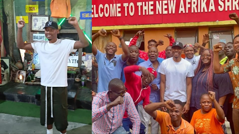 David Alaba Hits Nigeria: Real Madrid Star Explores New Afrika Shrine, Oba Elegushi Market