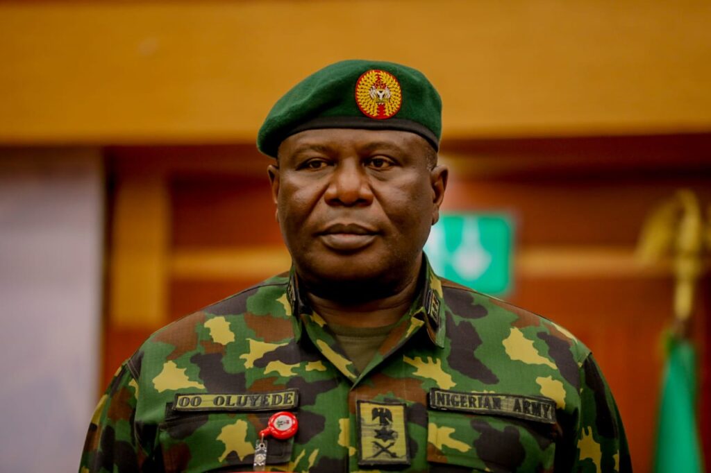 “We Won’t Stop Until Nigeria Is Secure,” Declares COAS Oluyede