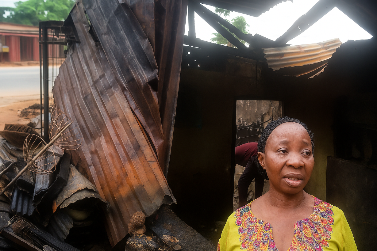 Midnight Fire Destroys Goods Worth Millions In Umuahia