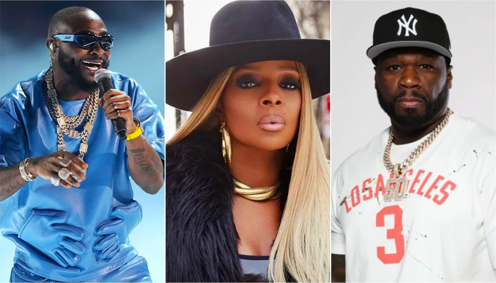 Davido Backs Out of 50 Cent, Mary J. Blige Concert — Says ‘Africa Must Be Respected’