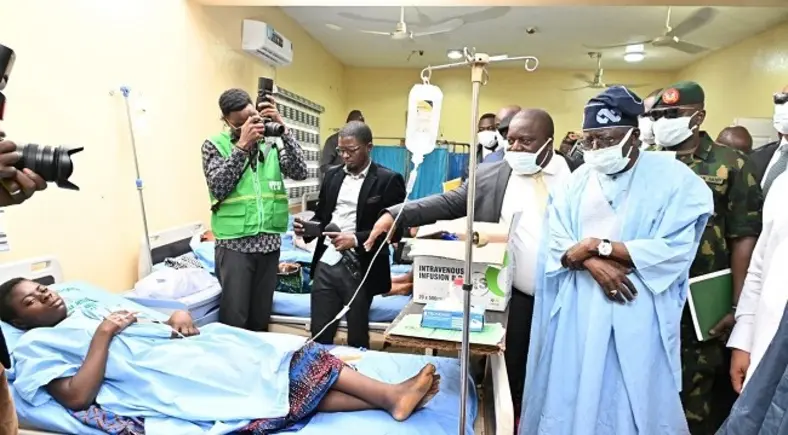 Tinubu Visits Survivors of Benue Attack at Teaching Hospital