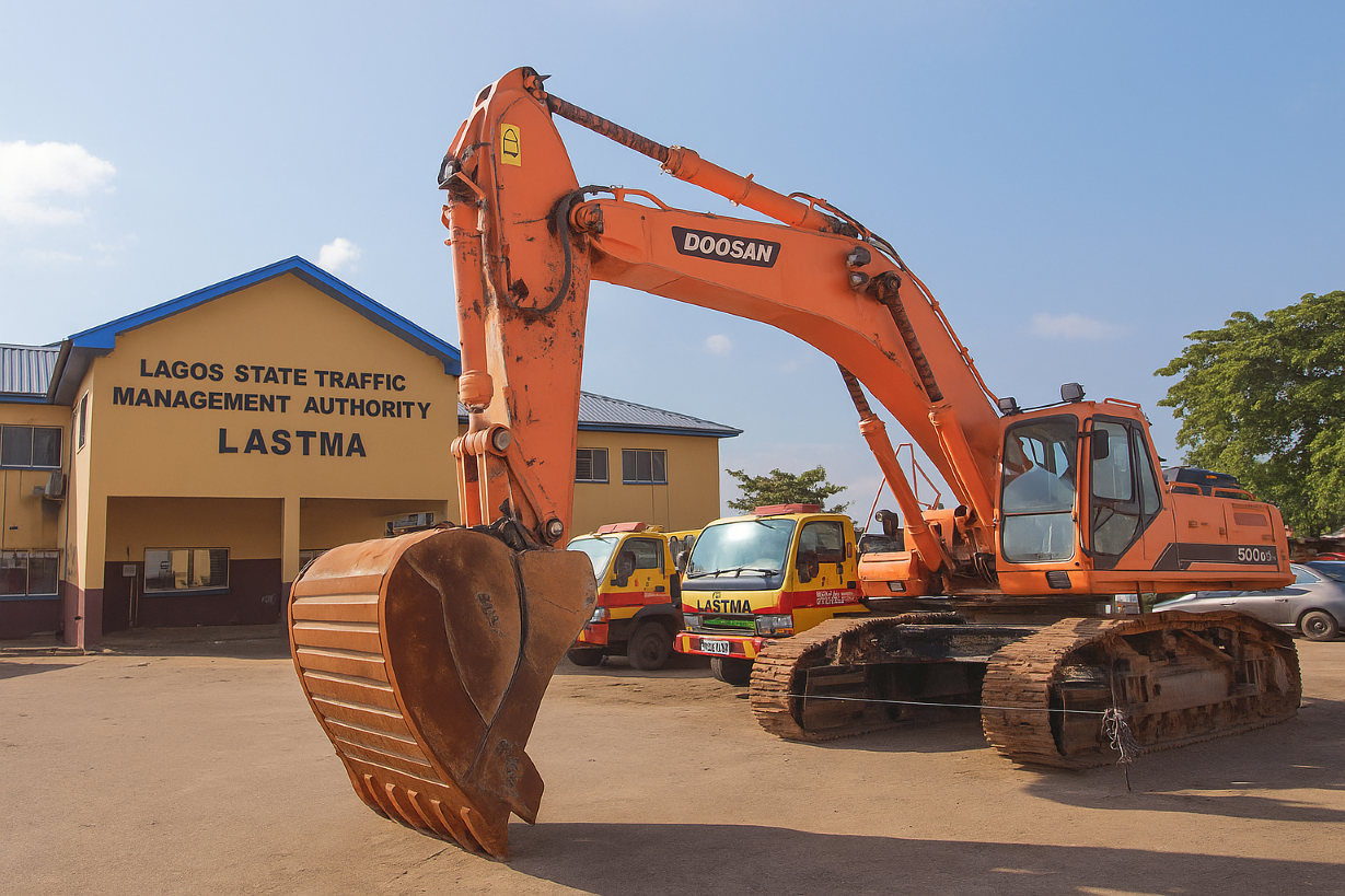 LASTMA in Hot Seat Over Disappearing Excavator Worth N70m
