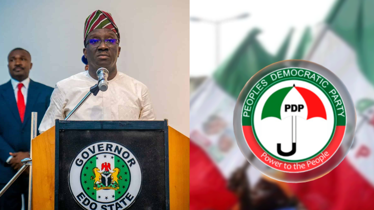 Pdp Mocks Okpebholo Over Pledge Of 2.5 Million Votes For Tinubu
