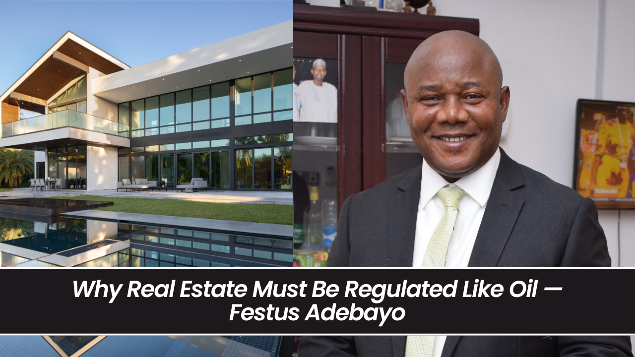 Why Real Estate Must Be Regulated Like Oil — Festus Adebayo