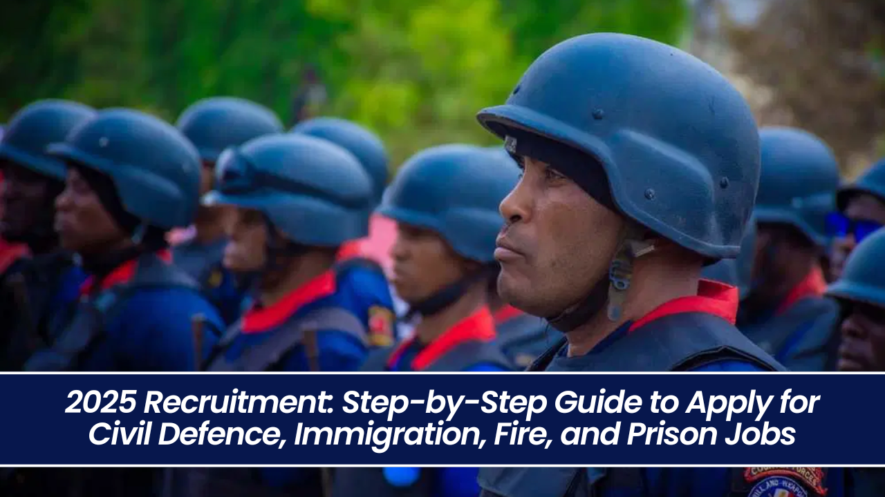 2025 Recruitment: Step-by-Step Guide to Apply for Civil Defence, Immigration, Fire, and Prison Jobs