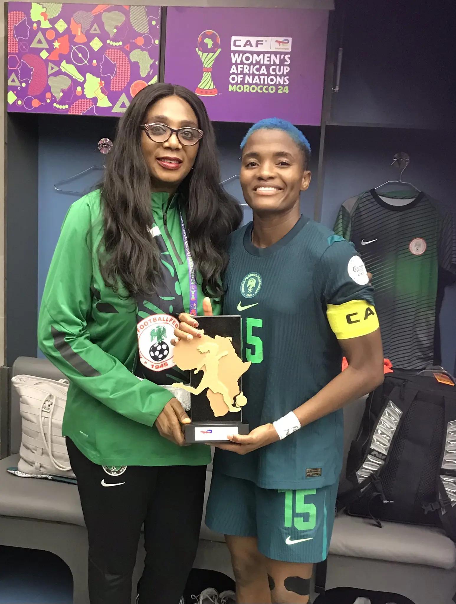 Ajibade shines as Super Falcons edge Botswana, wins Woman of the Match
