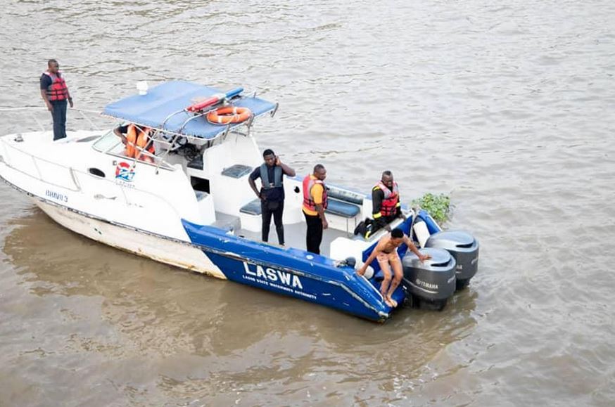 Lagos Police Rescue Elderly Woman from Jumping into Lagos Lagoon
