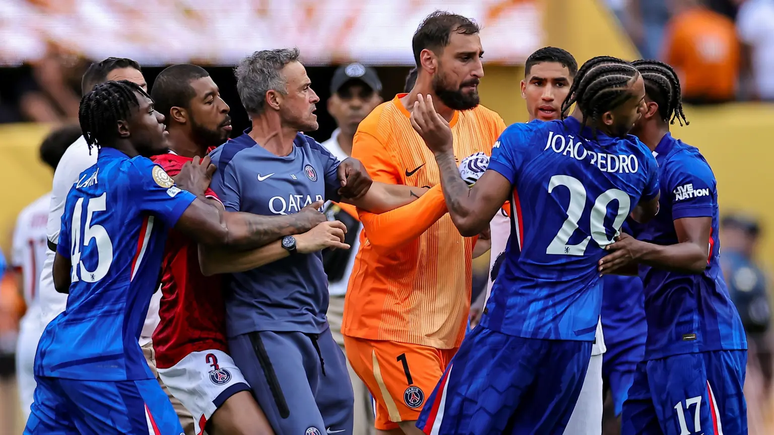 CWC: Tension caused Chelsea, PSG players to clash — Enrique explains