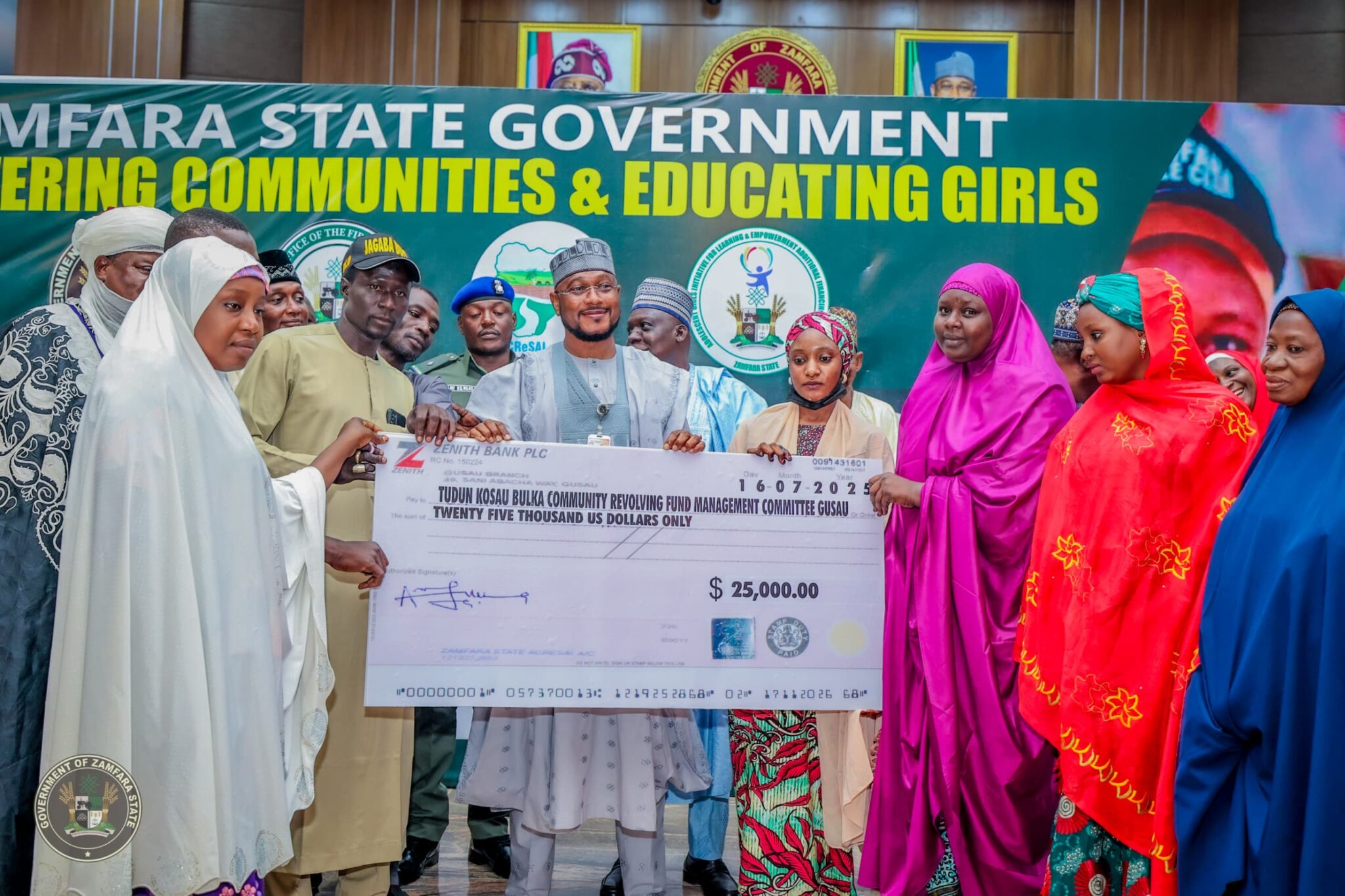Zamfara Governor Disburses ₦322 Million to Support Education of 8,225 Schoolgirls