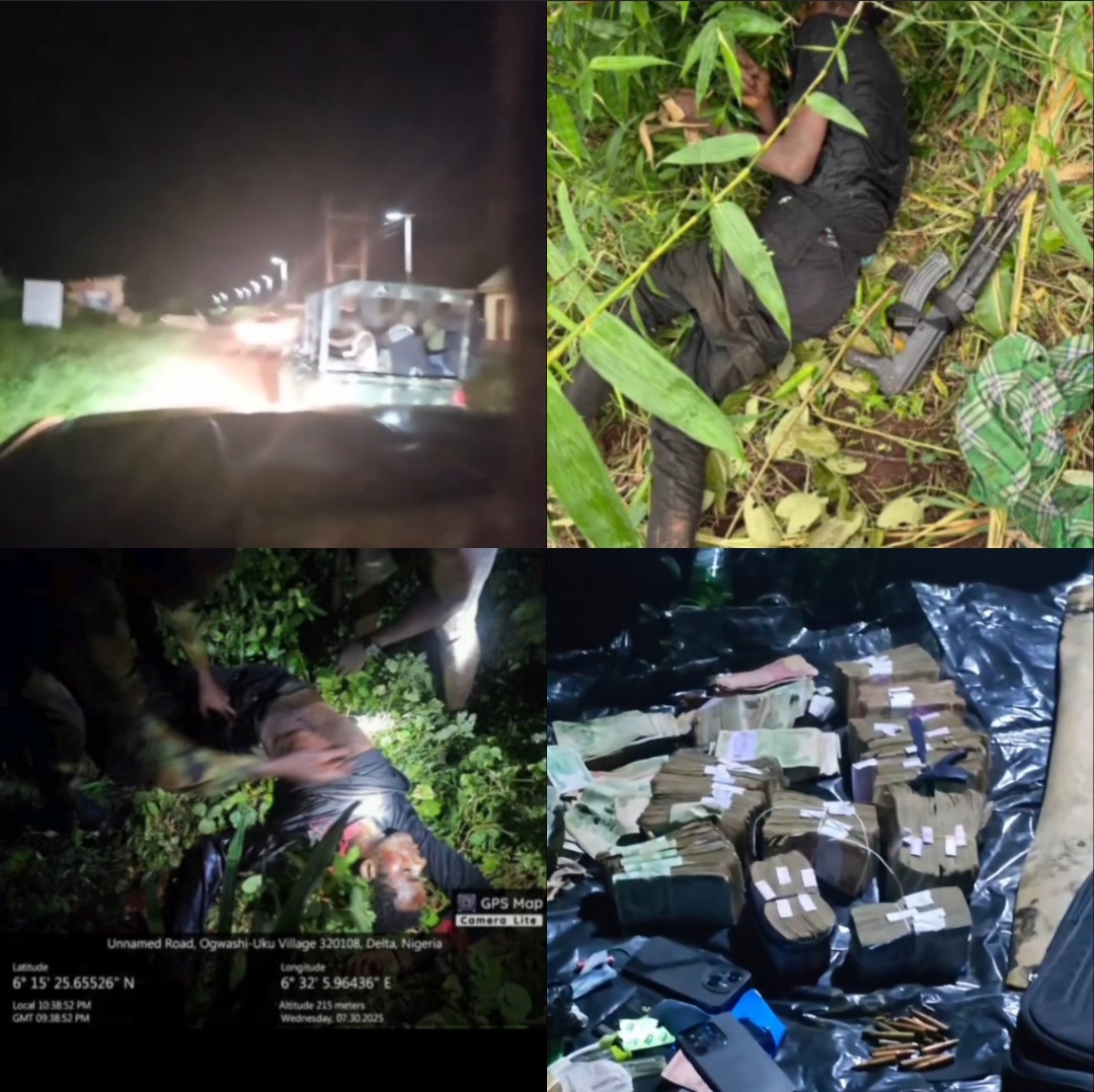"two Kidnappers Killed, Millions Recovered In Joint Security Raid In Ogwashi-uku, Delta State"