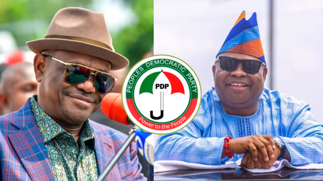 2027: PDP Cautions Wike, Adeleke, Others Supporting Tinubu, Threatens Disciplinary Action