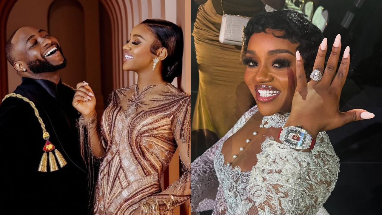 VIDEO: Davido Gifts Wife Chioma $300,000 Richard Mille Diamond Watch