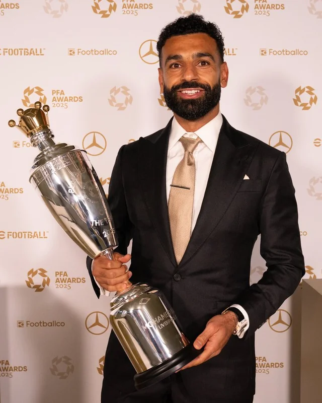 Mohamed Salah Makes History as First EPL Star to Win PFA Player of the Year Three Times