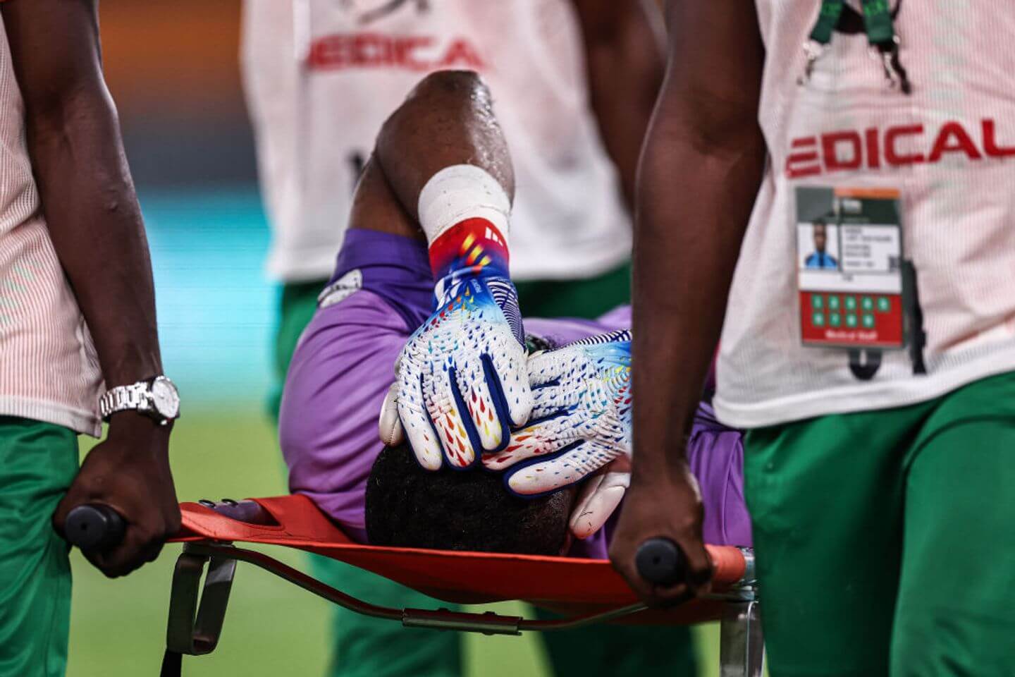 Super Eagles Goalkeeper Nwabali Injured Ahead of World Cup Qualifiers