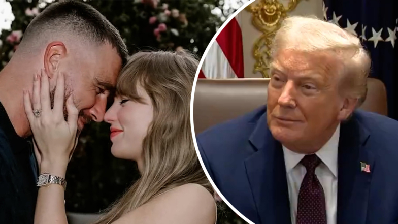 Trump Congratulates Taylor Swift and Travis Kelce on Engagement Despite Past Feud (Video)