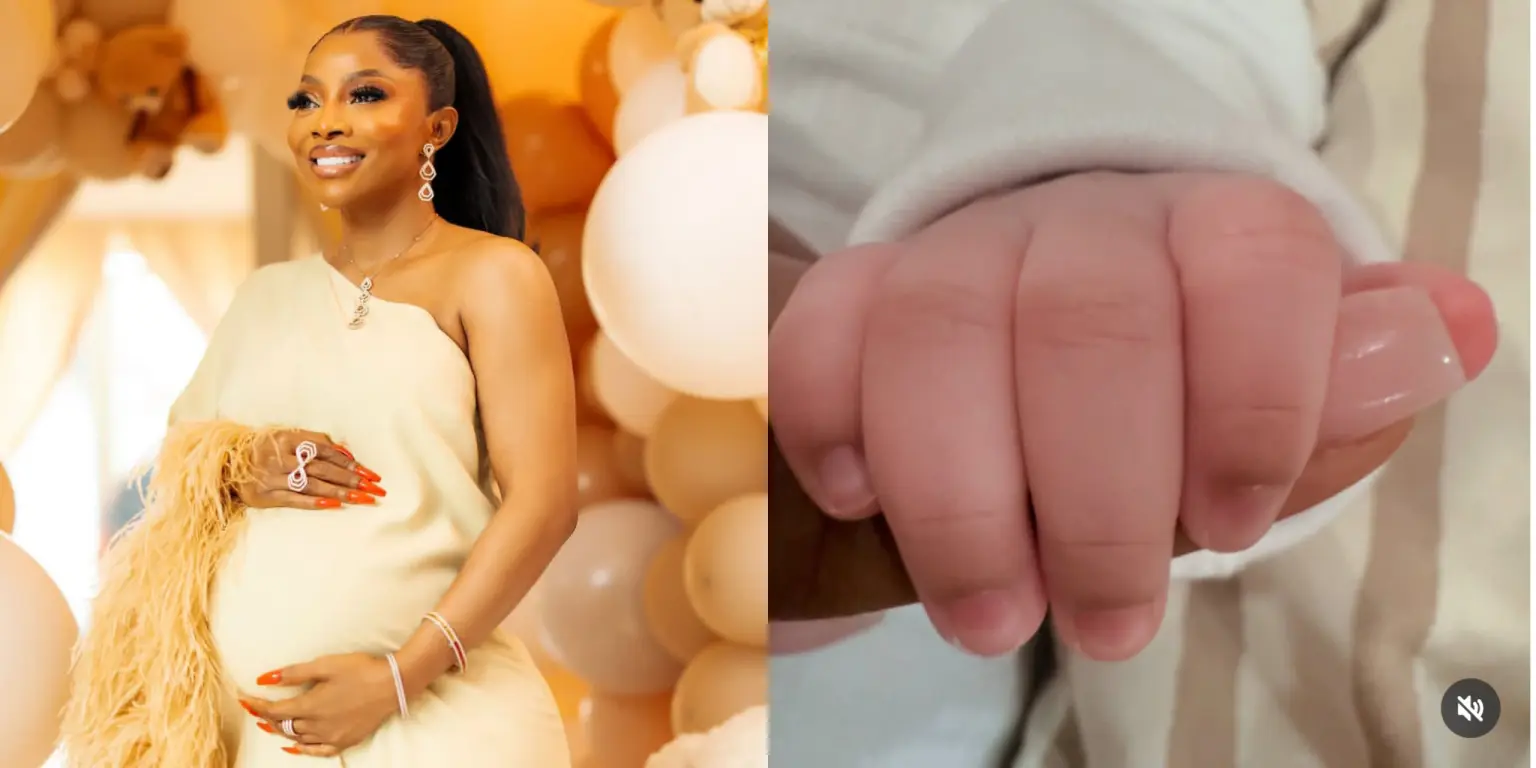 Toke Makinwa Welcomes Baby Girl, Shares Heartfelt Joy with Fans