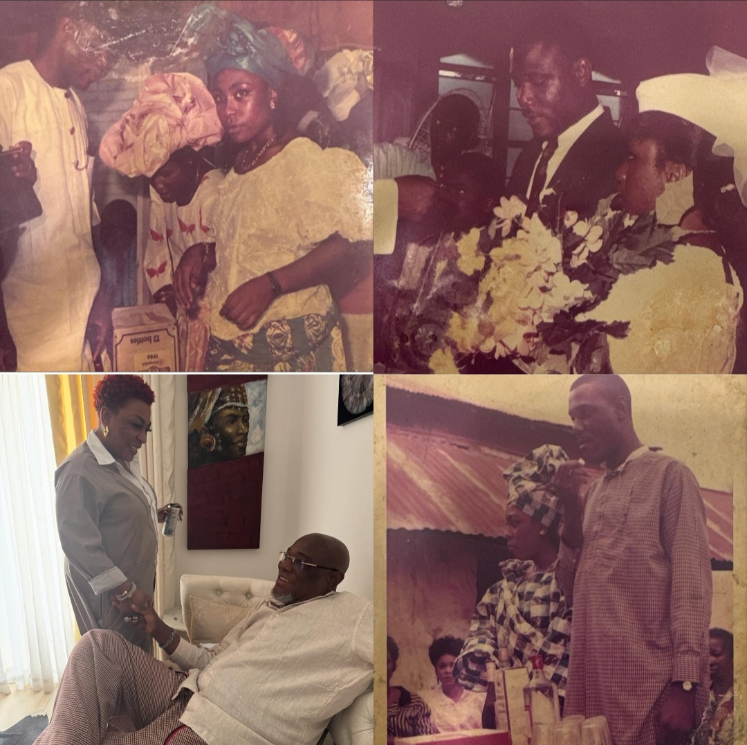 Burna Boy’s Mother Marks 35th Wedding Anniversary With Rare Throwback Photos