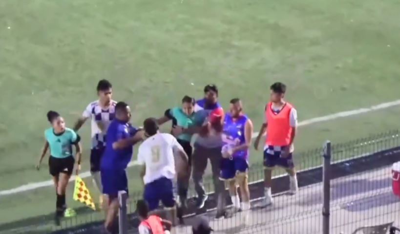 Drama in Colombia: Male Footballer Slaps Female Referee After Red Card