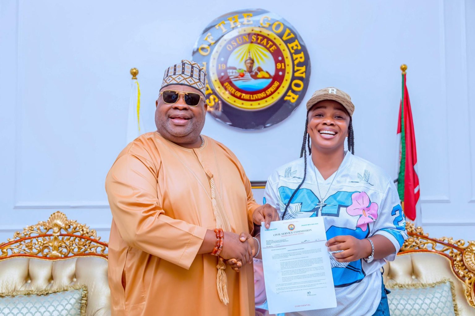 Osun Governor Adeleke Appoints Puff-Puff Seller as Government House Chef