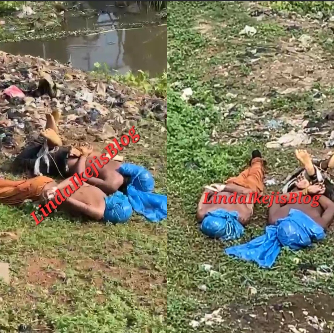 Tragedy in Lagos: Two Young Men Found Dead, Tied and Suffocated Along LASU-Igando Road