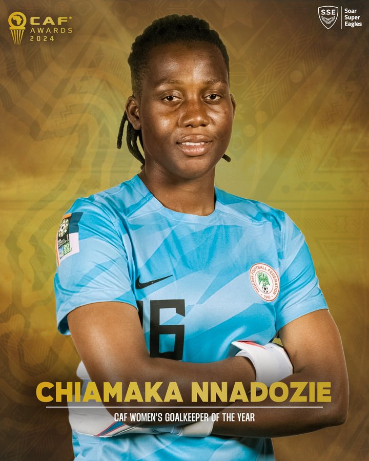 Ballon d’Or: Nigeria’s Chiamaka Nnadozie Ranked 4th Best Goalkeeper in the World