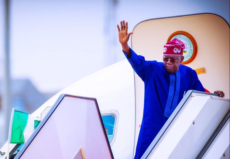 BREAKING: Tinubu Arrives Ibadan for Rashidi Ladoja’s Coronation as 44th Olubadan