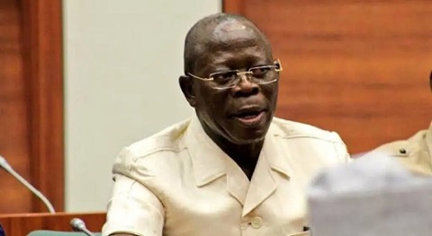 Oshiomhole Explains Why He No Longer Wears ‘Khaki’ to Senate