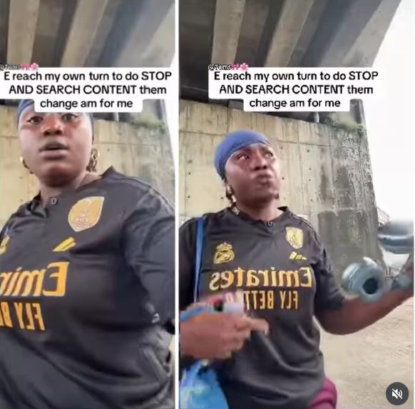 Nigerian Lady Records ‘Stop and Search’ Moment After Police Insist on Checking Her Bag During Cab Ride