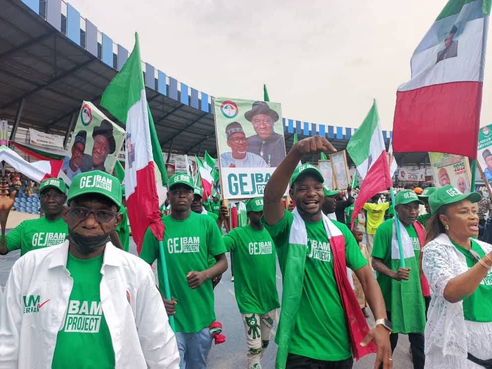 PDP Convention: Jonathan Supporters Rally, Project Bala Mohammed as Vice