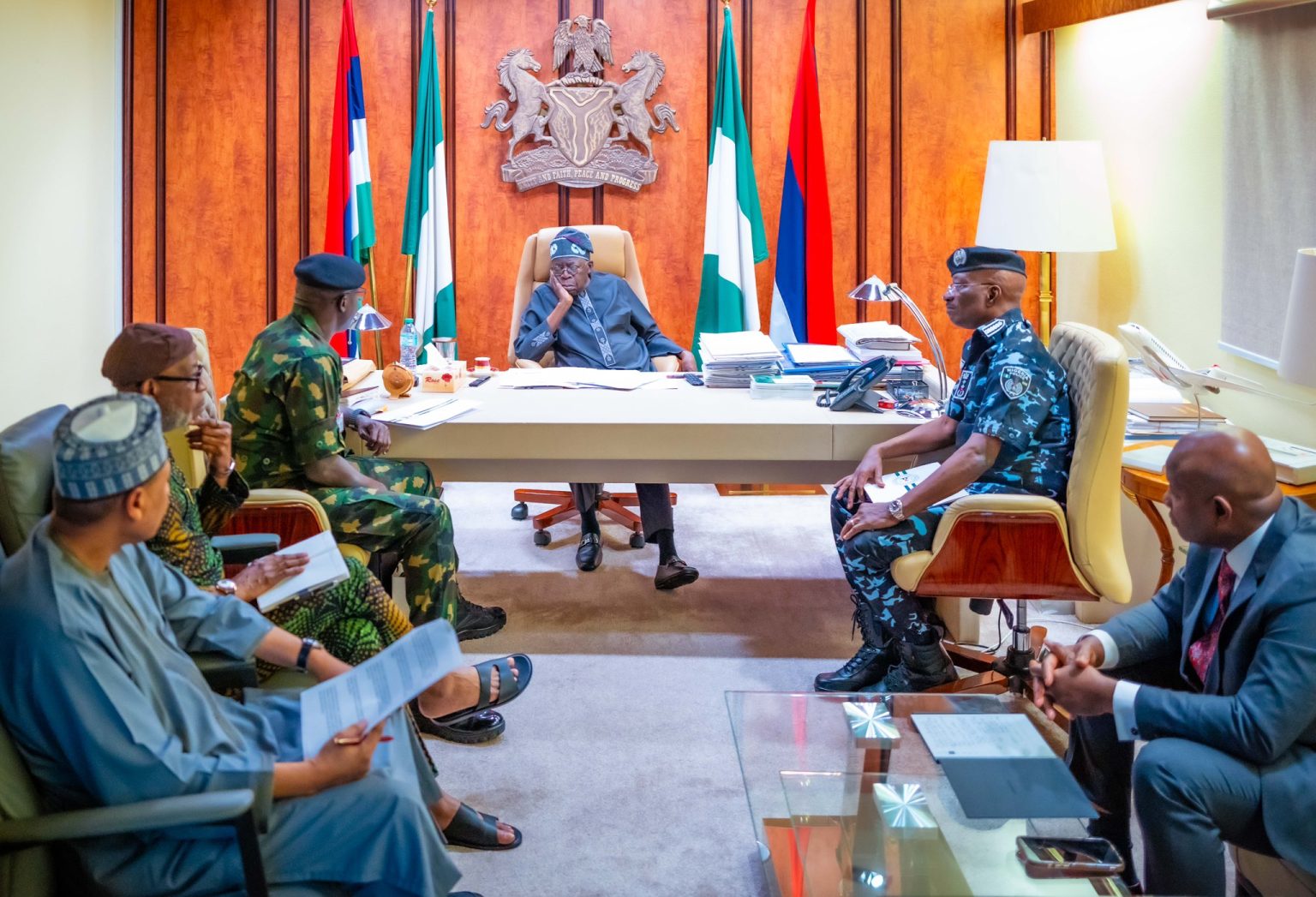 Tinubu Meets Service Chiefs Over Rising Insecurity Across Nigeria