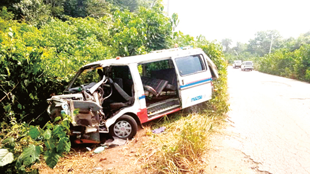 Four Dead As 18-seater Bus Collides With Stationary Truck