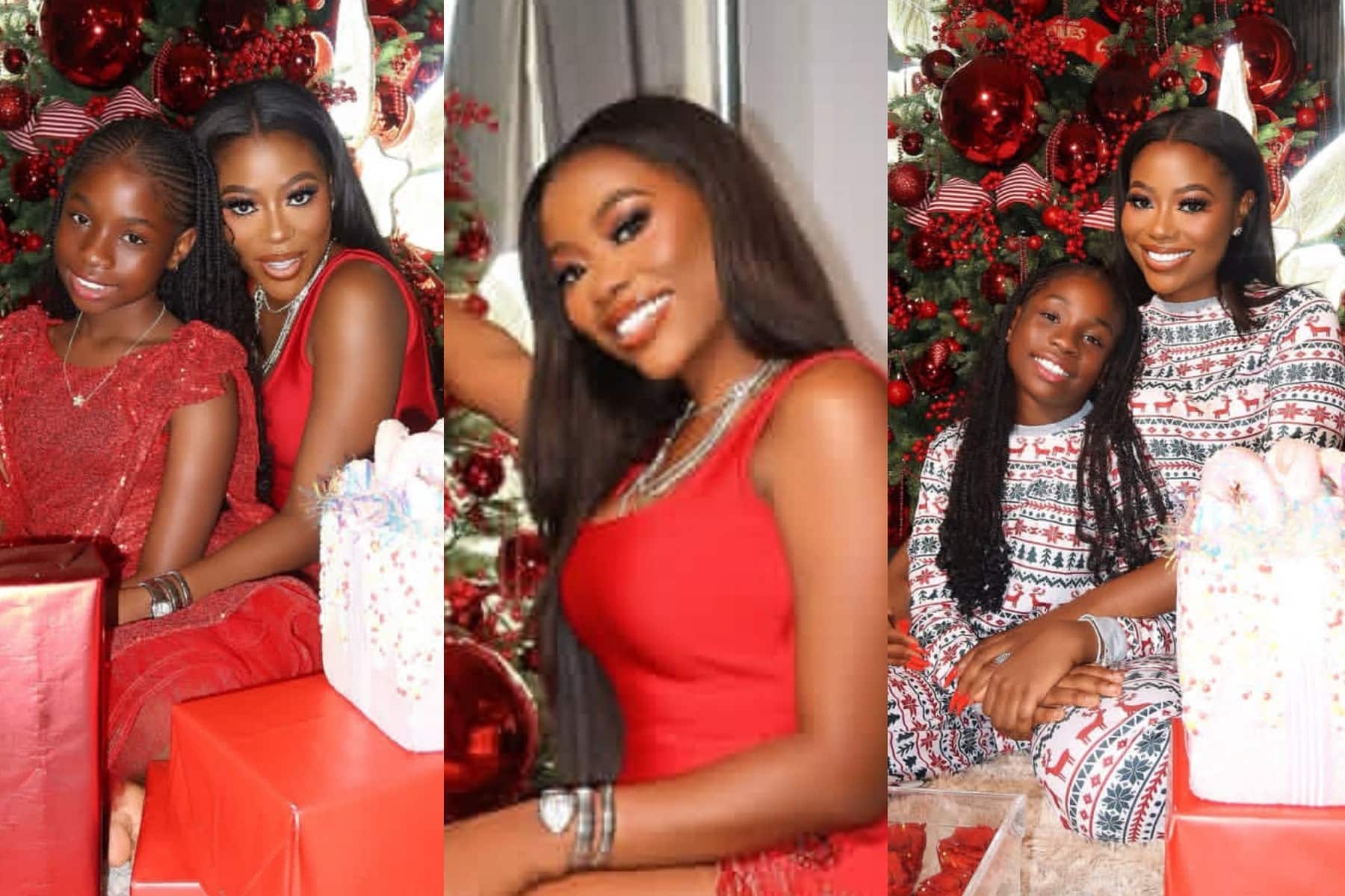 Sophia Momodu Steals Hearts with Adorable Christmas Photos with Daughter, Imade